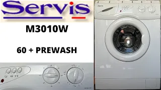 Servis M3010W Washing Machine - [7] 60 + Pre Wash
