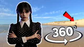 360 Wednesday Addams Finding Challenge #2 But it's 360 degree video | VR 360