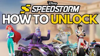 How To Unlock ALL The NEW Little Mermaid Racers In Disney Speedstorm