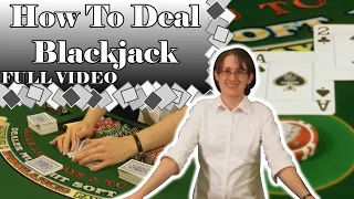 How to Deal Blackjack Like a Pro (Full Video)