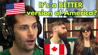 American Reacts to What Europeans Think of Canada