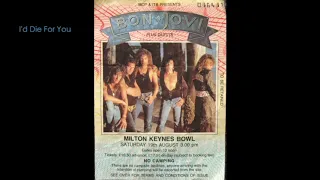 Bon Jovi - Milton Keynes Bowl - 19/08/89 (As broadcast by the BBC)