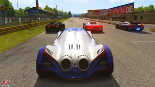 Devel Sixteen (5000hp) vs. Bugatti & Koenigsegg - Monza Full Course / Assetto Corsa