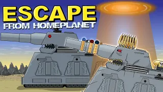 "Escape" -  Cartoons about tanks