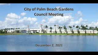 City Council Meeting - December 2, 2021