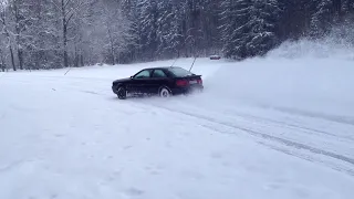 Audi Coupé Quattro 5 Cylinder Snow Drift | Extreme Sound