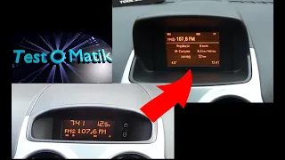 Replacement of radio and display in Corsa D (2011)