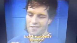 Dave Maloney 1984 tearful Interview Postgame Playoff Loss To NYI