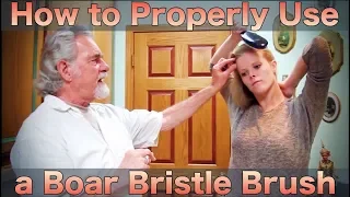 How to Properly Brush Your Hair with Boar Bristle Brush | Morrocco Method