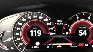 BMW 530d xdrive G30 acceleration