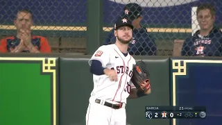7/5/22 vs KC 2nd inning fly out from Kyle Isbel