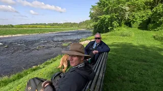 Salmon fishing on the river Tweed at Upper Floors 19th May 2023