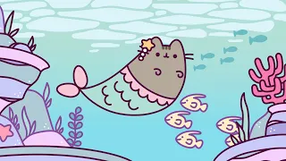 Mermaid Pusheen's Treasure Hunt