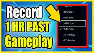 How to Record Past Gameplay on PS4 for YOUTUBE (1 Hour Any Game!)