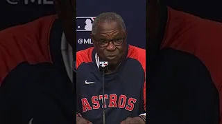 Houston Astros manager Dusty Baker reacts to losing game 7 of ALCS to Texas Rangers #mlb #houston