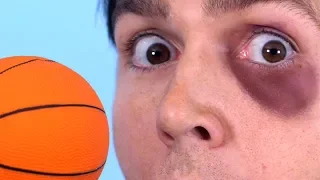 Toy Ball Knocks Eye!