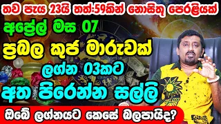 2022 Mars Transit to Aquarius | Kuja Maruwa Lagna Palapala | April 2022 Astrology Predictions