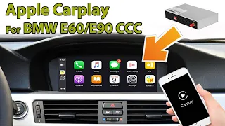 Wireless BMW  3 E90 E91 E92 E93 5 series E60 E61 CCC Apple Carplay Android Auto Interface upgrade