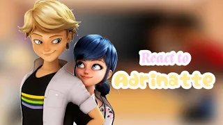 🐞Miraculous Ladybug 🐞 react to Adrinatte +⚠️ Season 5 ✨✨ mlb