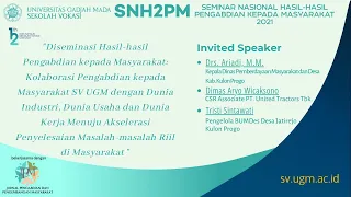 Penutupan Seminar Nasional Hasil - Hasil Pengabdian Masyarakat 2021