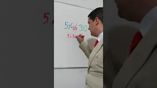 PORCENTAGEM: Aprenda uma forma geral de calcular com o Mr Bean da Matemática 👨🏻‍🏫❤️ #Shorts