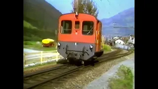 Bahnhof Schiers Juli 1984