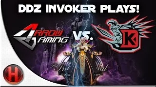 Dota 2 - #TI4 ddz Invoker plays vs Team DK