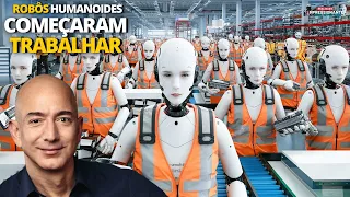 Amazon começou a contratação de robôs humanoides | China cria estudo sobre robôs 4rm4dos