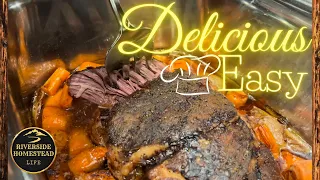 Best Pot Roast Ever | Easy slow cook Roast how to | Best slow cooker pot roast