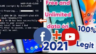 #freeinternet #2021freenet #warp Unlimited internet 2021 / 101% working