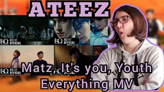 ATEEZ(에이티즈) - 'MATZ (홍중, 성화)', 'IT's You (여상, 산, 우영)', 'Youth (윤호, 민기)', 'Everything (종호)' Reaction