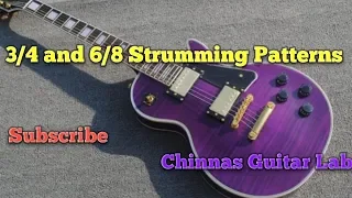 Sinhala Guitar Lessons 3/4 and 6/8 Basic strumming patterns