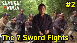 Full movie | The 7 sword fights  #2 | samurai action drama
