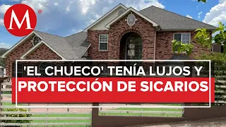 La lujosa casa en la que ‘El Chueco’ vivía en Chihuahua; una fortaleza de sicarios lo cuidaba