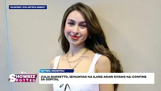 Julia Barretto, ibinunyag na ilang araw siyang na-confine sa ospital