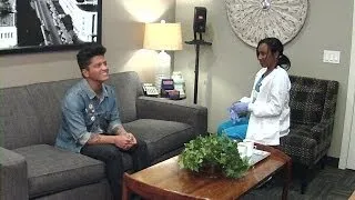 Ellen's in Bruno Mars' Ear