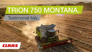 TRION 750 MONTANA. Fits your farm. Testimonial Italy.