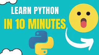 Learn Python in 10 minutes | Python for beginners