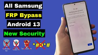 All Samsung FRP Bypass Android 13 | No *#0*# No Apps No TalkBack | New Security | New Method