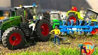 BRUDER Tractors Claas Fendt Deutz (Live)