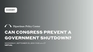 Can Congress Prevent a Government Shutdown?