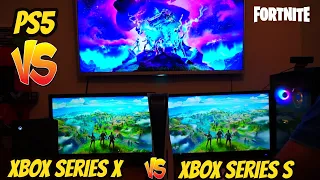 PS5 VS XBOX SERIES X VS SERIES S FORTNITE LOAD TIME