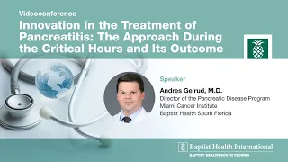 Innovation in the treatment of pancreatitis: The approach during the critical hours and its outcome
