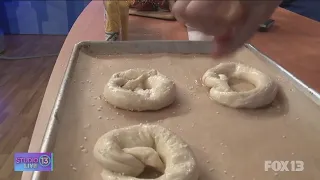 Learning how to make the perfect pretzels with Rhein Haus