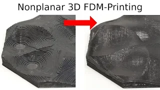 3D Printing of Nonplanar Layers for Smooth Surface Generation
