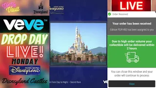 VeVe Drop Day LIVE - Hong Kong Disneyland Castles Blind Box NFT Drop, Disney Lenticular NFTs w/Music