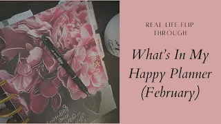 My February Planner Flip Through || Real Life Practical Planner How I’m Using My Planner This Month
