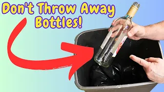 Easy Wine Bottle Upcycling!