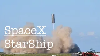 SpaceX запустили прототип Starship на 150 метров! Успешный тест марсианского корабля