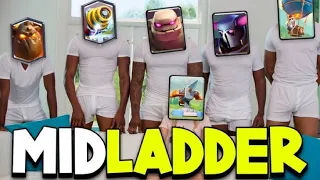 How To ESCAPE MID-LADDER (7500+)🤣😎 -Clash Royale
